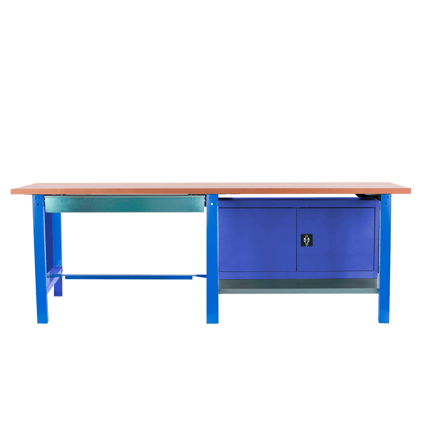 PROREGAL Werkbank BUFFALO WOOD Mit 1x Schublade Und Schrank HxBxT 86,5x210x günstig online kaufen