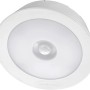 Mr.Beams Batterieleuchte MB981: Runde, weiße LED-Nachtleuchte mit Bewegungssensor.