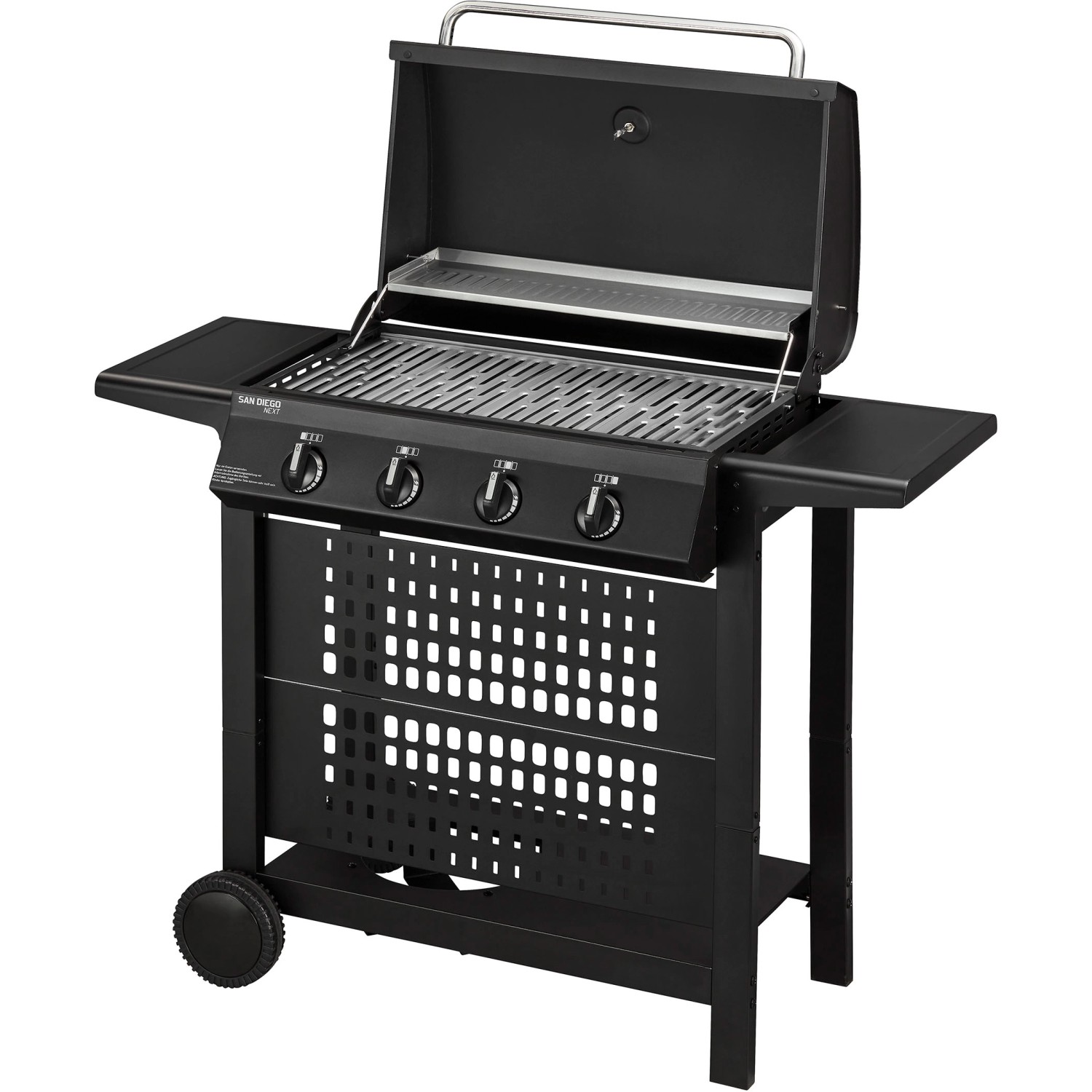 Enders Gasgrill San Diego Evo 4 Enders® Gasgrill San Diego Next 4 mit 4 Brennern Schwarz kaufen bei OBI