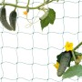 Relaxdays Ranknetz Polyethylen Grün Großmaschig 200 cm x 1000 cm 560 g