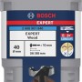 Bosch Forstnerbohrer Expert Wood, 40 mm, im Set-Kasten. Holzbohrer für präzise Löcher.