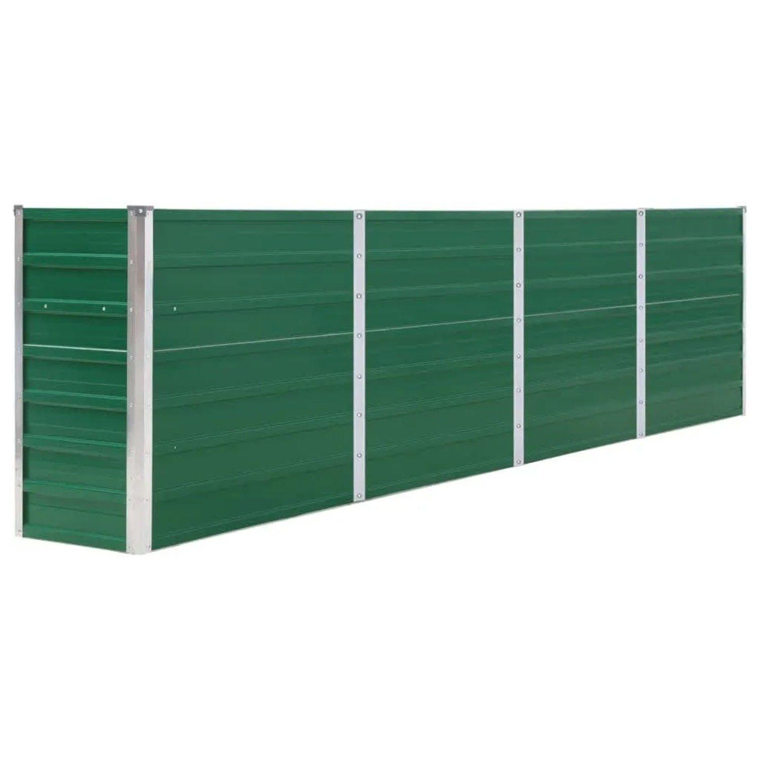 vidaXL Hochbeet 320 x 40 x 77 cm Verzinkter Stahl Grün 47049
