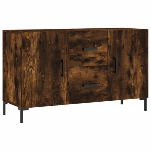 vidaXL Sideboard Räuchereiche 100x36x60 cm Holzwerkstoff 828177