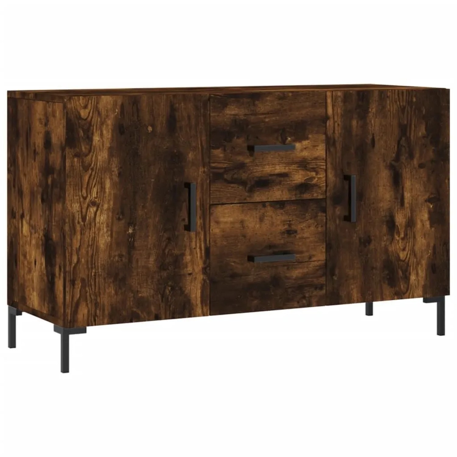 vidaXL Sideboard Räuchereiche 100x36x60 cm Holzwerkstoff 828177