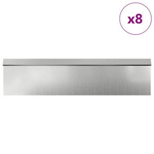 vidaXL Schneckenzaun, 12 Stk., silberner Zaun aus verzinktem Stahl.