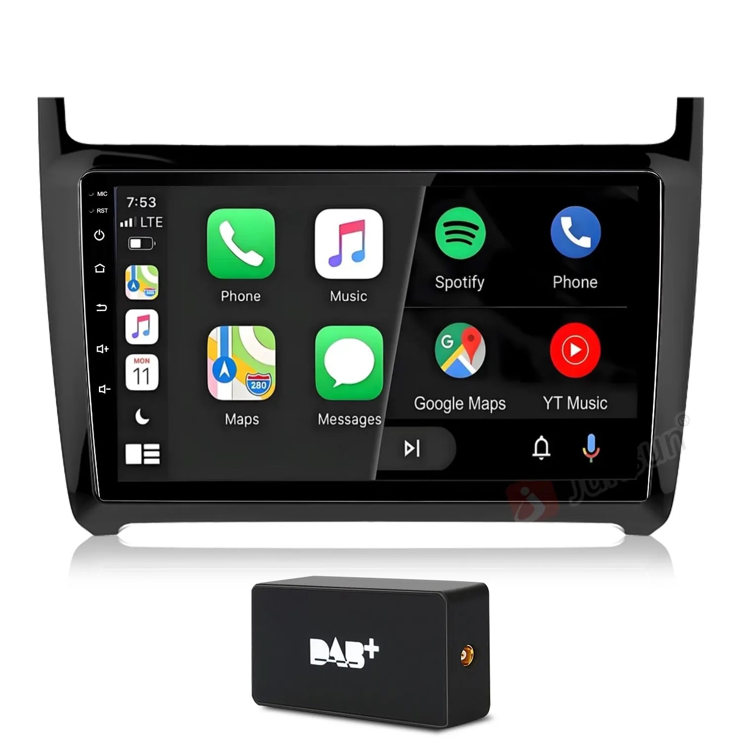 Junsun Autoradio Für VW Polo Golf 5 6 T5 Passat Caddy Seat Skoda Mit DAB