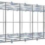 Gabiona Anbaukorb Typ 2, 20x100x40 cm, Maschenweite 10x10 cm, aus verzinktem Draht.