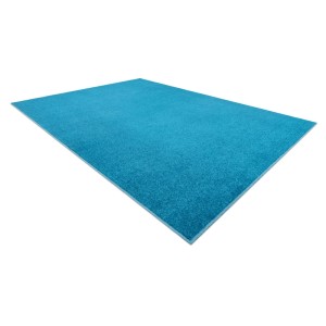 Türkiser RugsX Teppich Eton aus Polypropylen, 150x250cm. Antistatisch, 11mm Stärke.