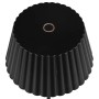 Schwarze Reality LED Stehleuchte Suarez, Akku-Lampe mit Touch-Dimmer, Ø 13,5 cm.