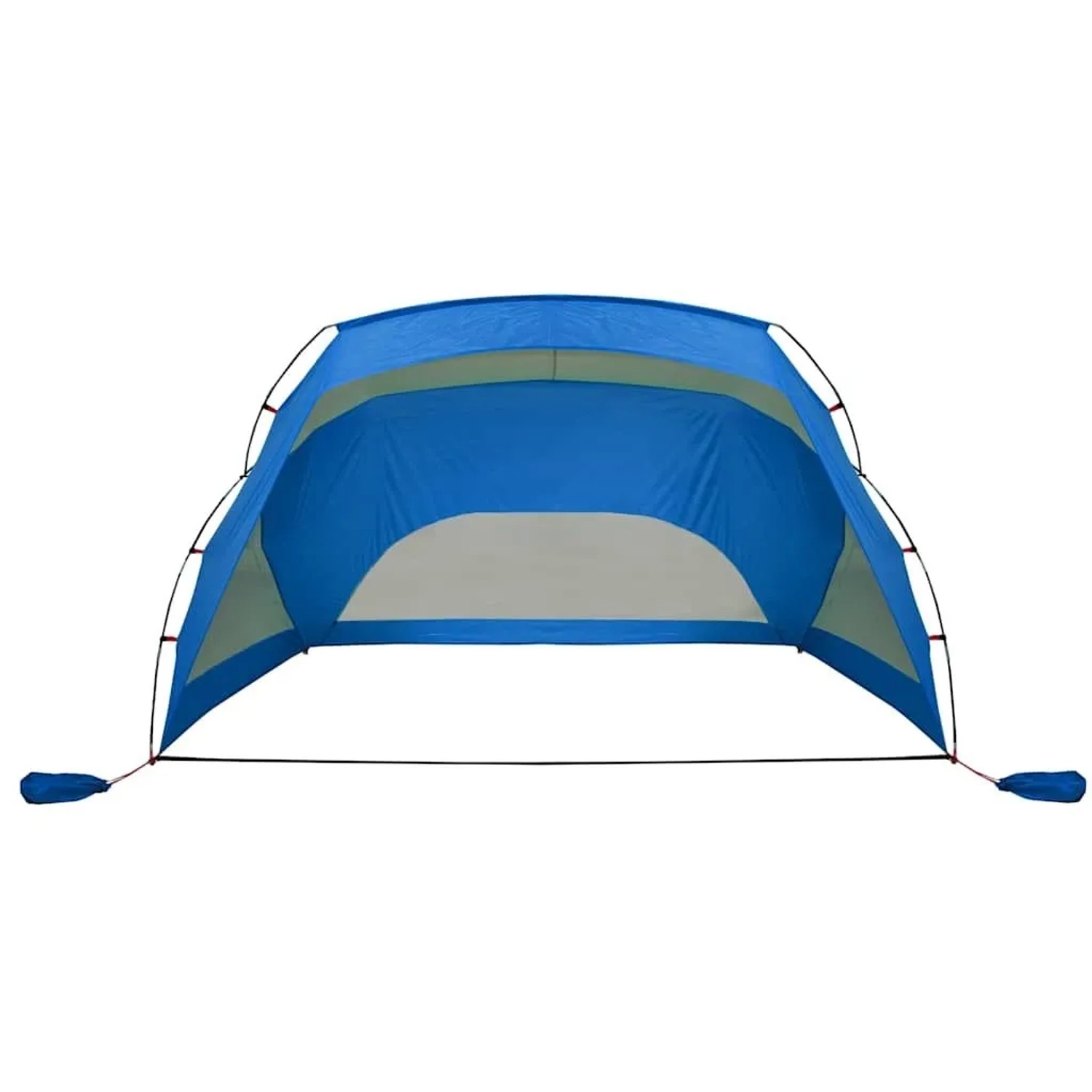 vidaXL Strandzelt Azurblau 274x178x170/148 cm 185T Polyester 94403_5