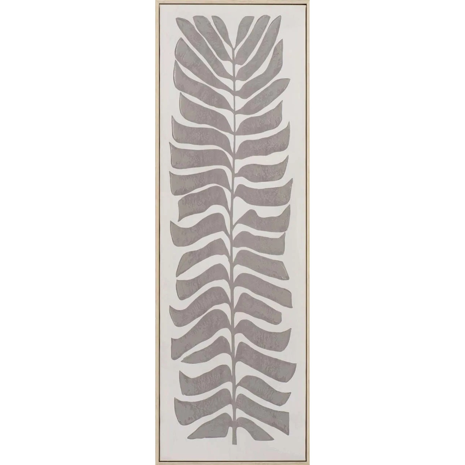 Art Universe Leinwandbild Dark Leaves 40 x 120 cm