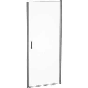 baliv Dusch-Schwingtür DUK-80.60T, 80x195 cm, Chrom, mit klarem Sicherheitsglas und Griff.