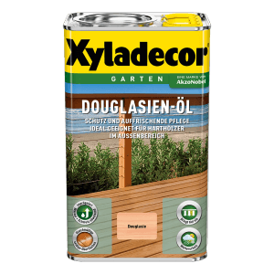 Xyladecor Douglasien-Öl, Holzschutz für Außen, 2,5 l Dose. Holzöl für Douglasie und andere Hölzer.