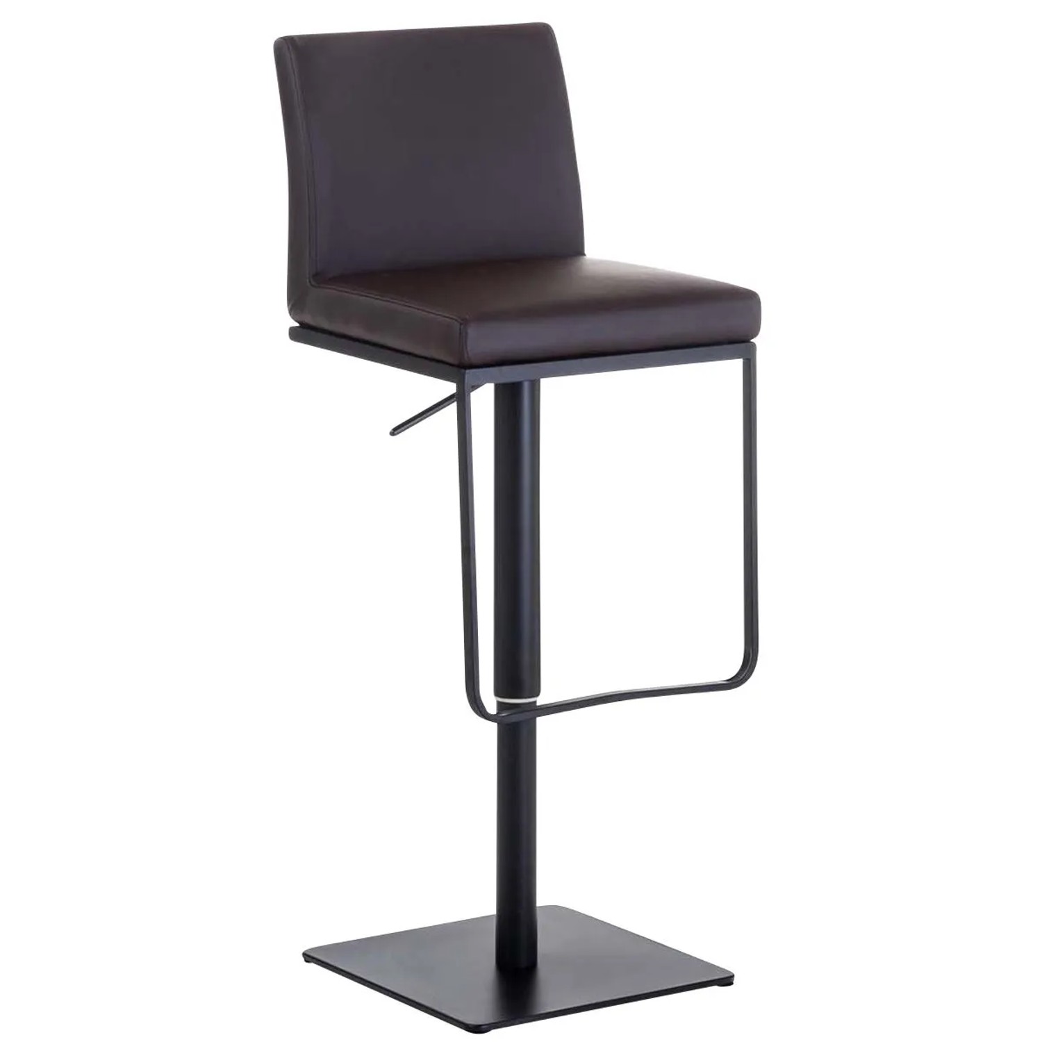 CLP Barhocker Panama Kunstlederbezug Braun/Schwarz
