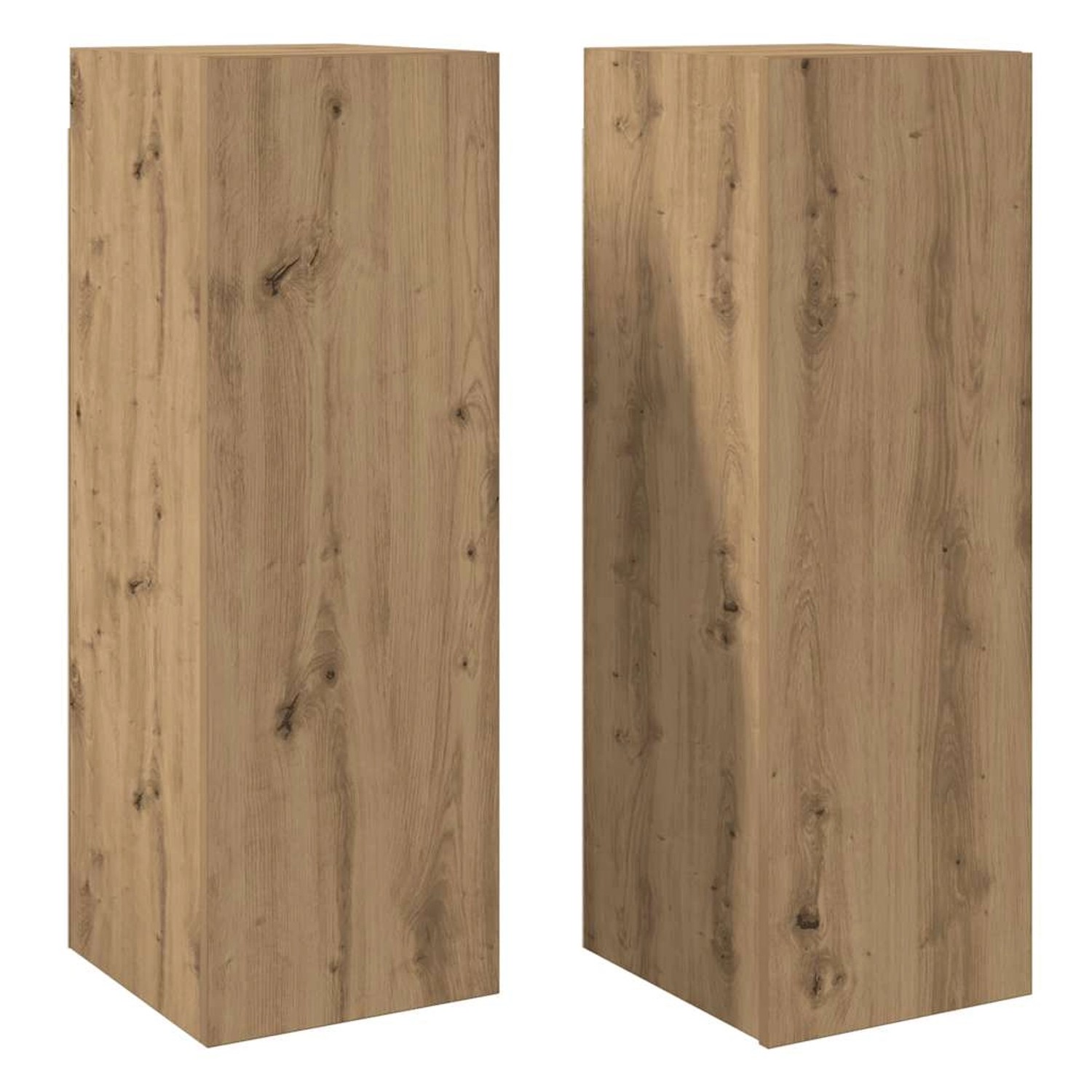 vidaXL TV-Schränke 2 Stk Artisan-Eiche 30,5x30x90 cm Holzwerkstoff 856397 günstig online kaufen