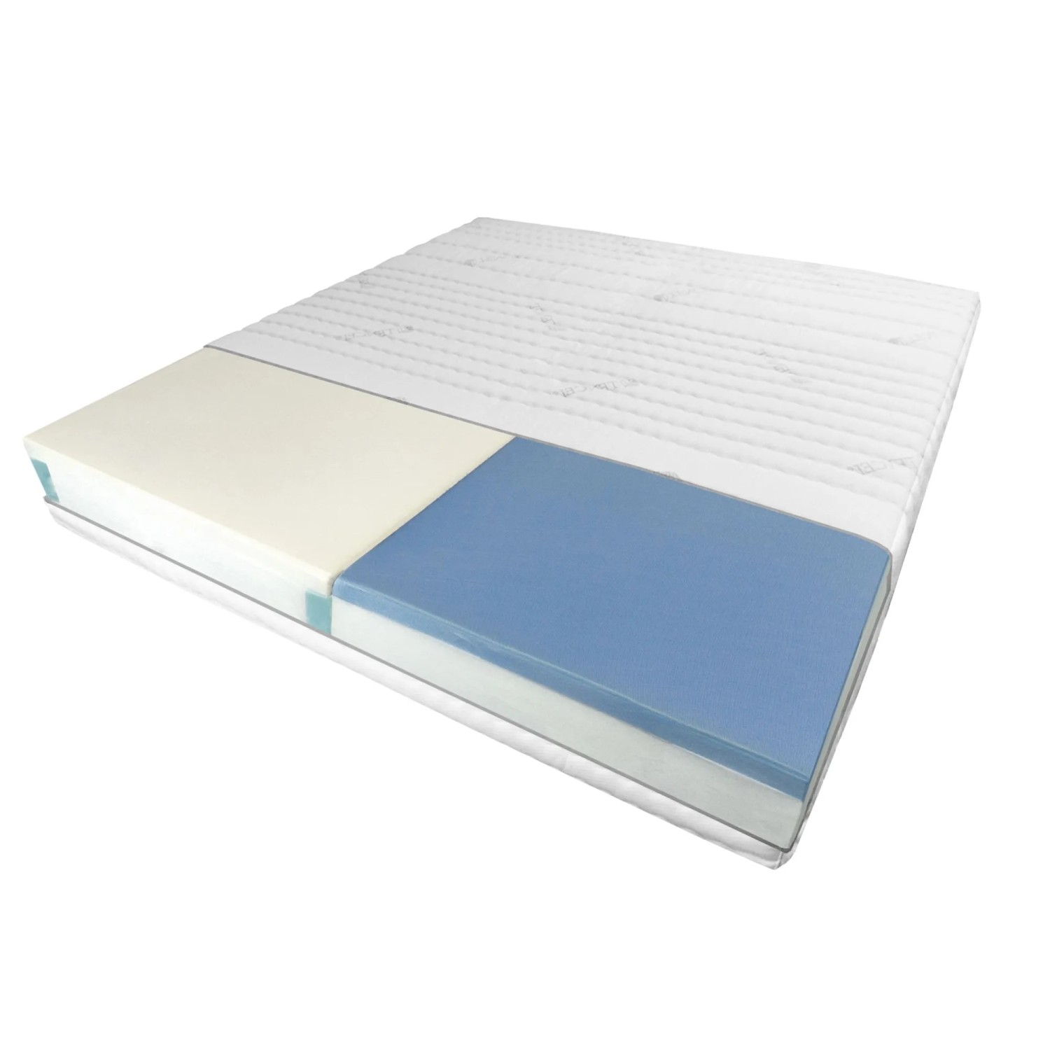 AM Qualitätsmatratzen Premium 1000 Feder Taschenfederkern Partnermatratze Made in Germany - Härtegrad H3 & H3 - 140x210cm