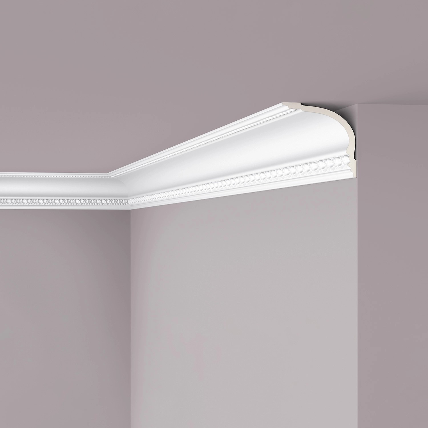 NOEL & MARQUET NMC Z6 ARSTYL Eckleiste Zierleiste Stuckleiste 2 m 200 cm x 12,4 cm x 12,4 cm Weiß