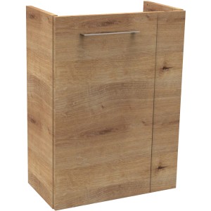 Fackelmann Waschbeckenunterschrank SBC Asteiche, 44 cm breit, mit Tür und Griff.