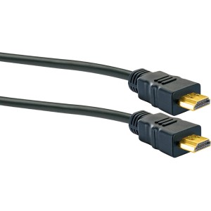 Schwaiger HDMI-Kabel mit Ethernet, High-Speed, Stecker vergoldet, für Computer & Multimedia.