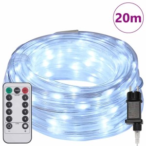 vidaXL Lichtseil mit 480 LEDs Kaltweiß 20 m PVC 42018945