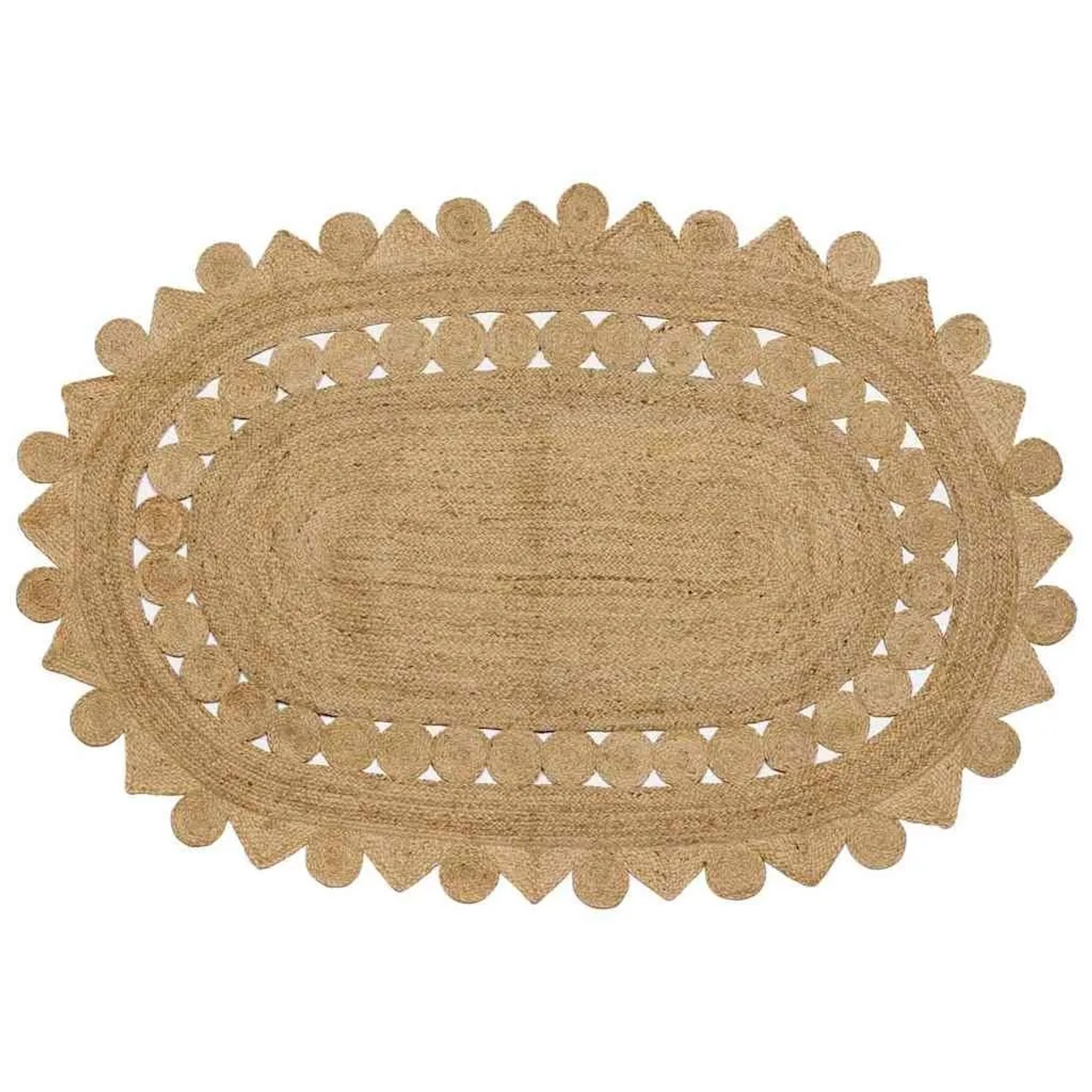 vidaXL Teppich Braun 205 x 305 cm Jute 42010824 günstig online kaufen