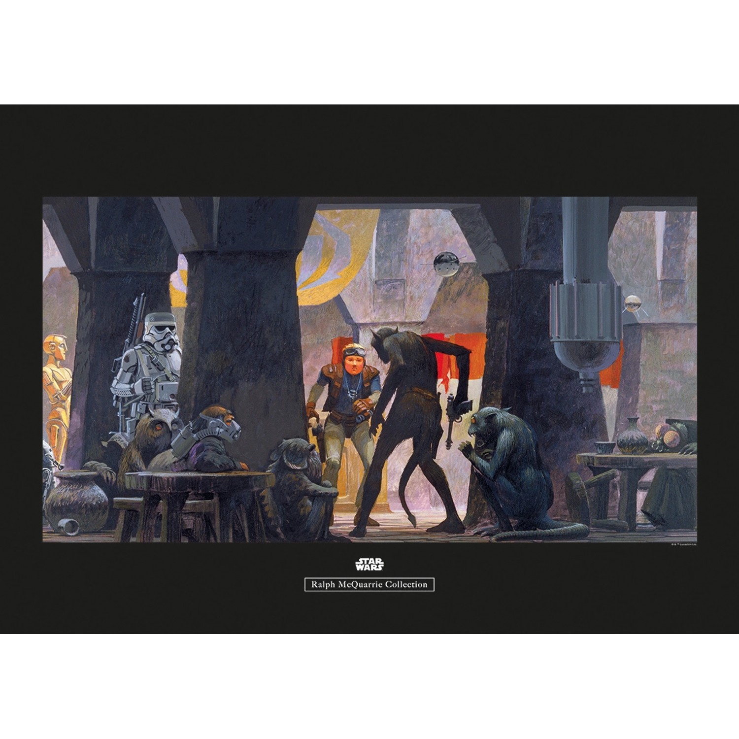 Komar Wandbild Star Wars Streets 70 x 50 cm