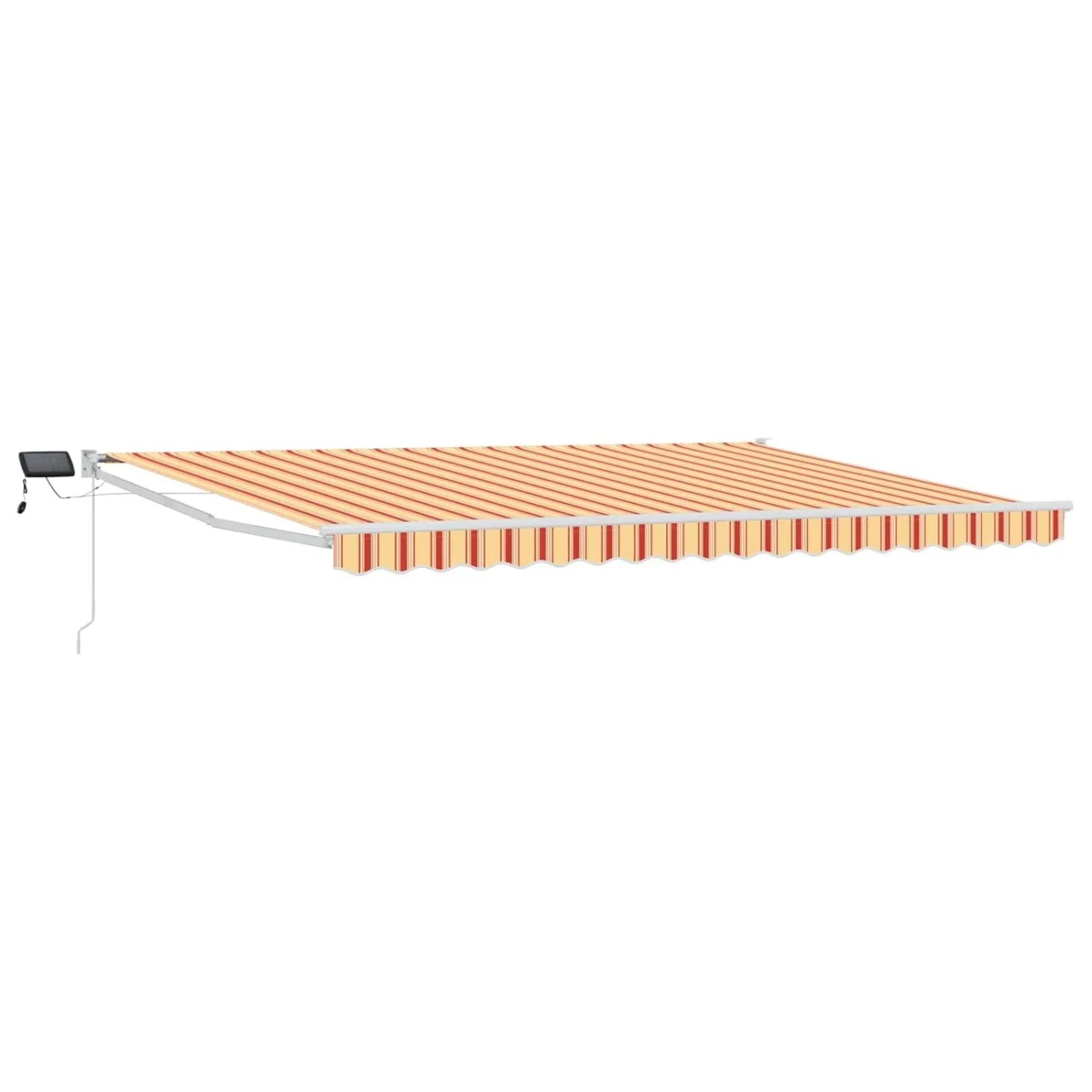 vidaXL Manuelle Gelenkarmmarkise mit LEDs Mehrfarbig 4 x 3 m 3419292