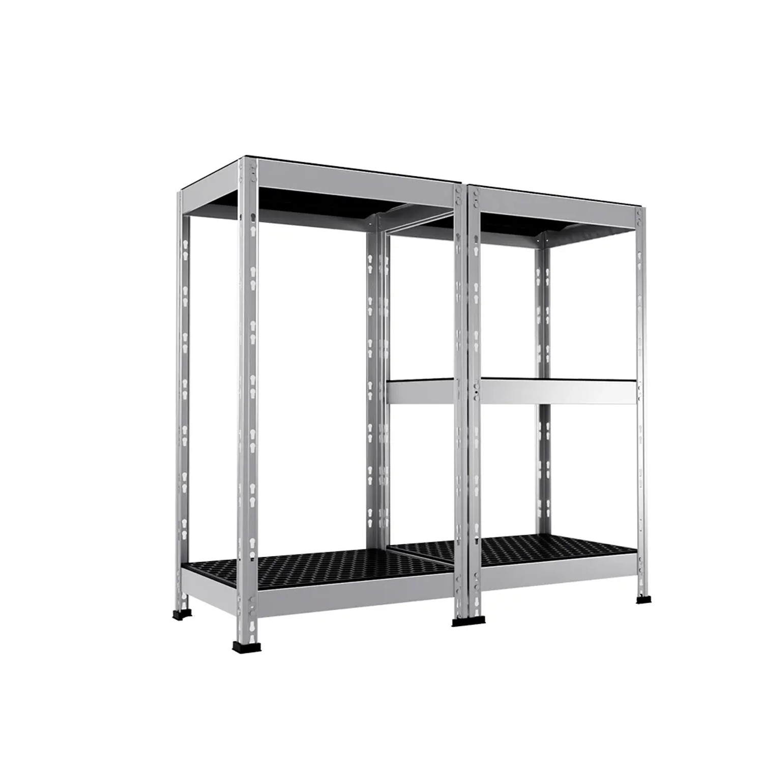 Ar Shelving Outdoor Regal, 180x50x38cm, mit 5 Böden. Wetterfestes Steckregal für Garten, Keller oder Garage.