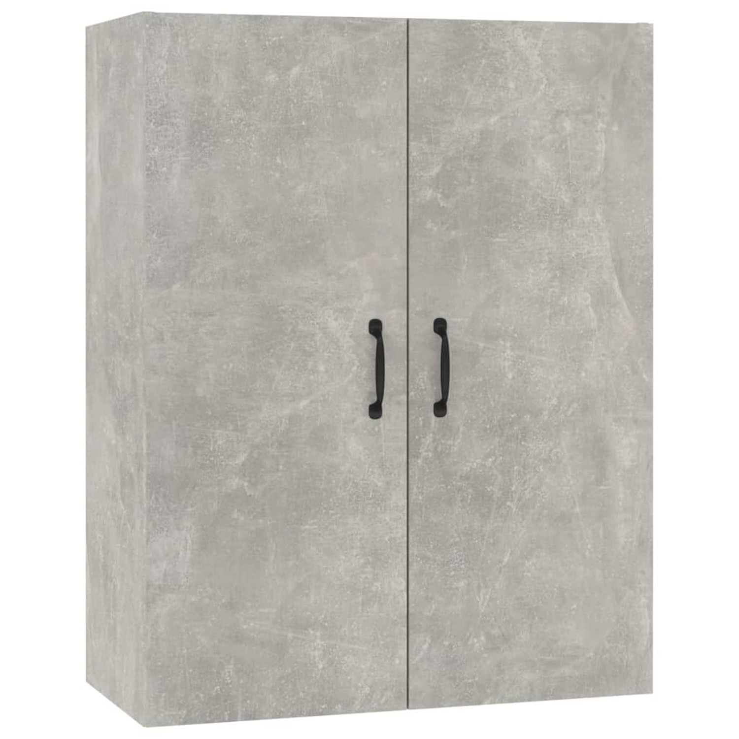 vidaXL Hängeschrank Betongrau 69,5x34x90 cm Holzwerkstoff