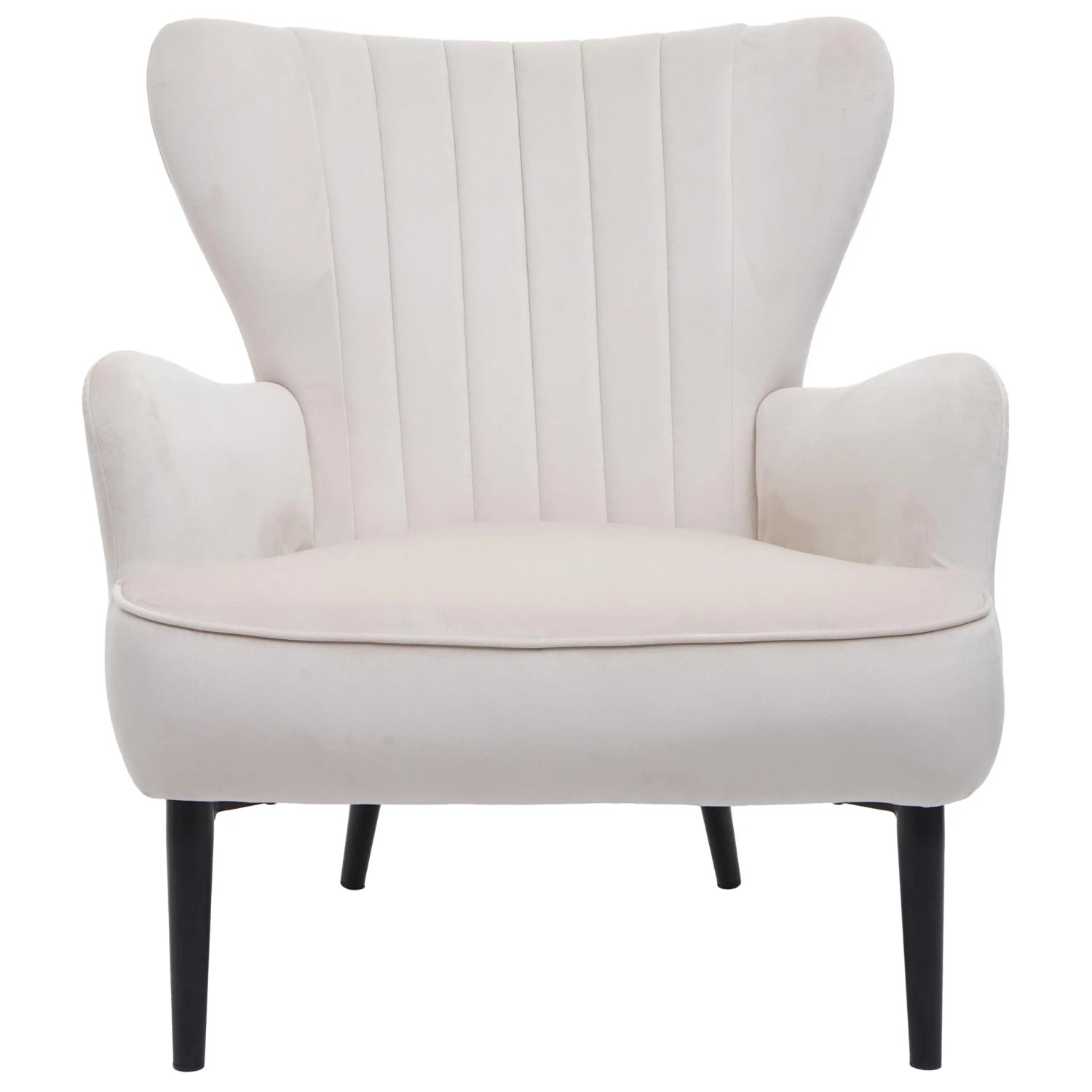 MCW Lounge-Sessel K37 Samt 280g/m² Creme-Beige