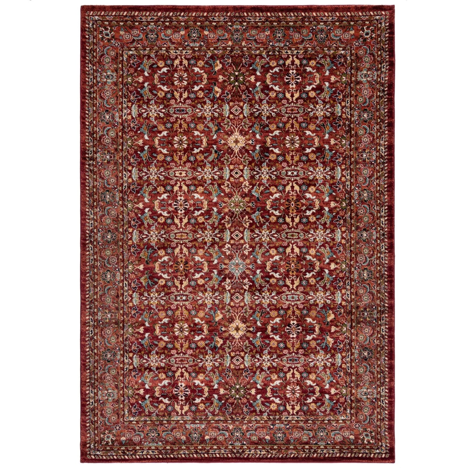 Flair Rugs Vintageteppich Sandford 120 cm x 170 cm Rot