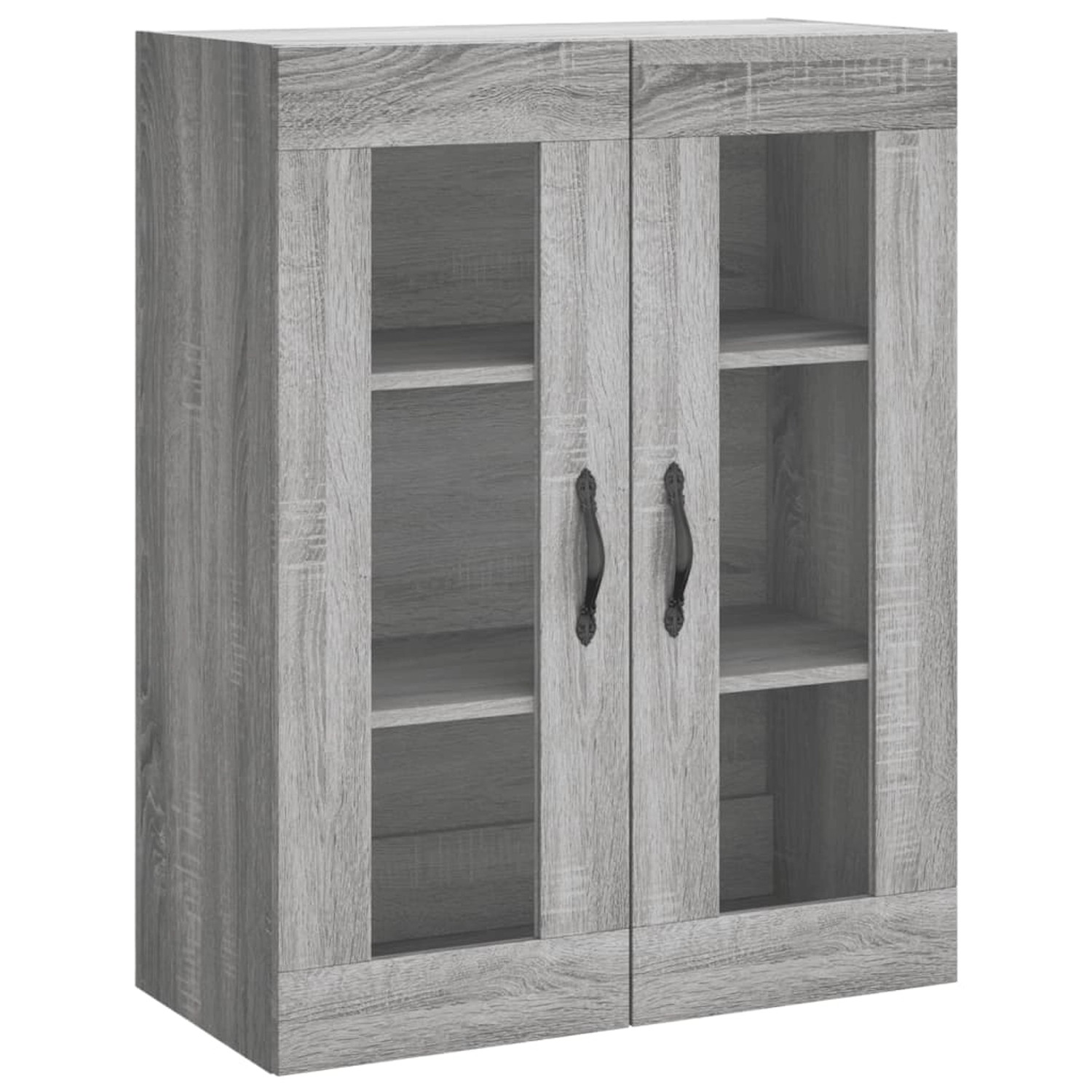 vidaXL Wandschrank Grau Sonoma 69,5x34x90 cm Holzwerkstoff 834992