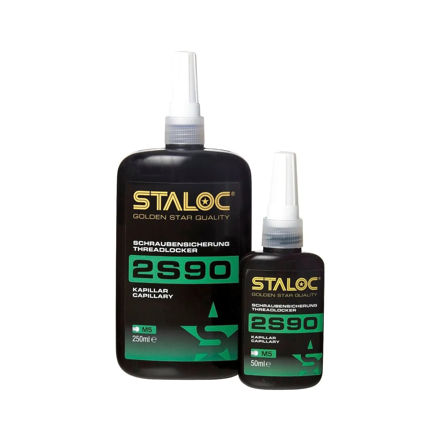 Staloc Schraubensicherung 2S90 Mittelfest Grün bis M5 50 ml