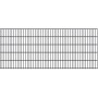 Anthrazit Doppelstabmatte 6/5/6 mm, 250x103 cm, für Gartenzäune.