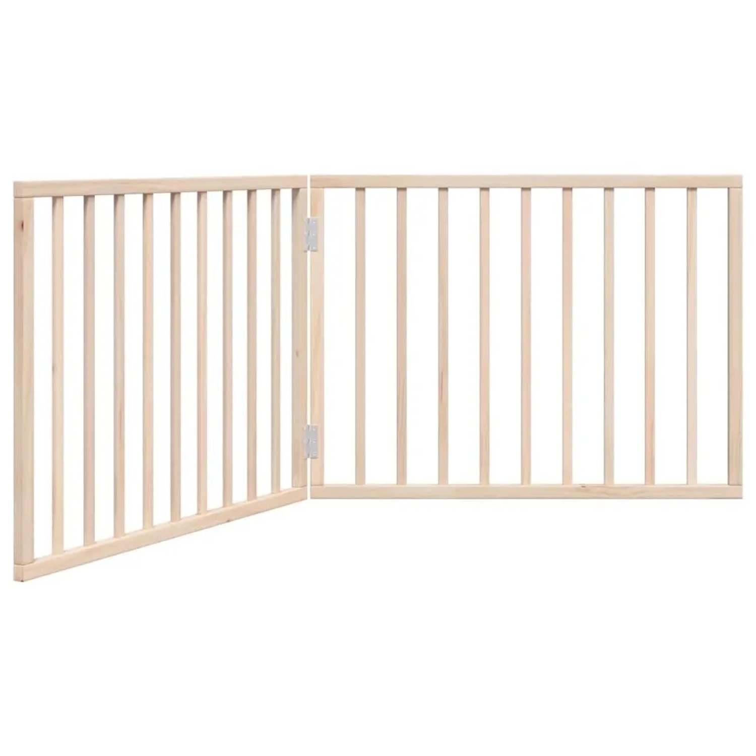 vidaXL Hundegitter Faltbar 2 Paneele 160 cm Pappelholz 352176