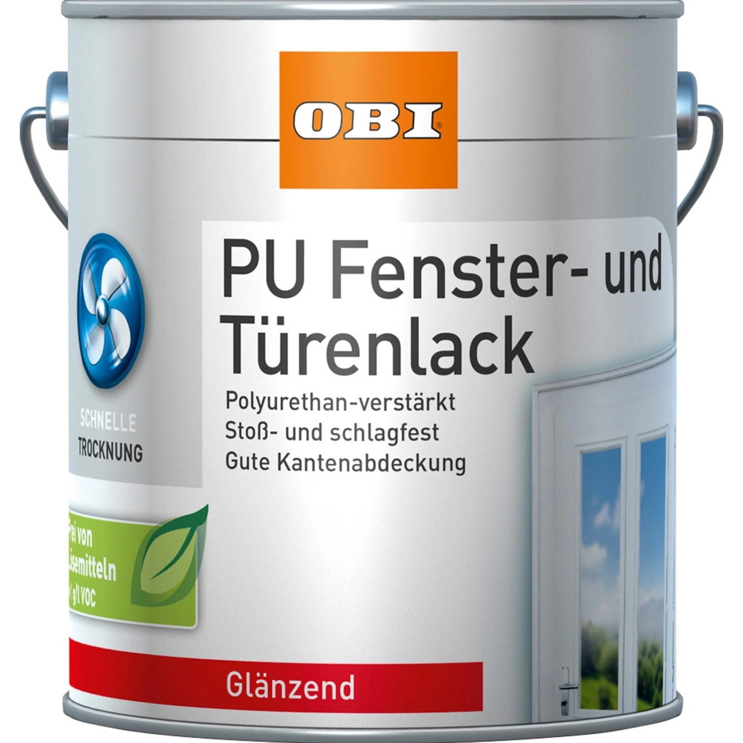 OBI Fenster- und Türenlack Weiß glänzend 2 l günstig online kaufen