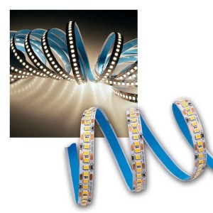 McShine LED-Stripe 5m, kaltweißes Licht, IP20. Flexibles LED-Band mit 1700lm für Innenbereiche.