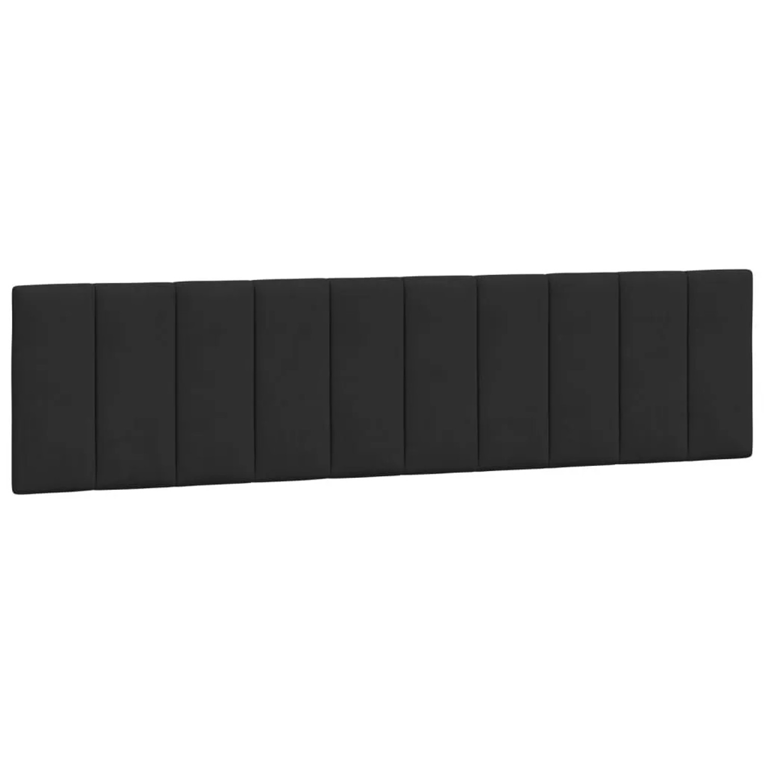 vidaXL Kopfteil-Kissen Hanko Schwarz 200 cm Samt 374691