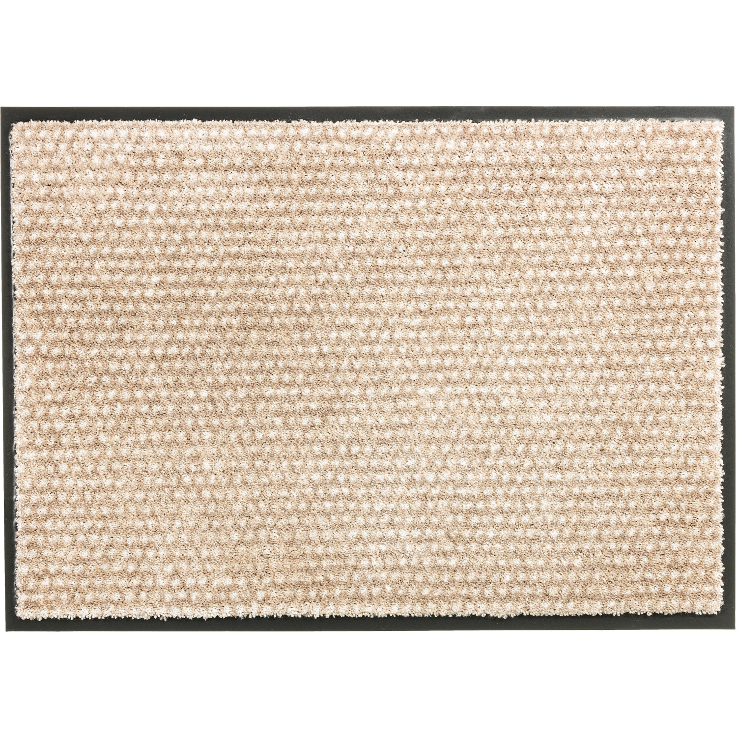 Schöner Wohnen Sauberlaufmatte Miami 67 cm x 150 cm Punkte Beige