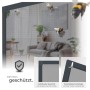 Tectake Fliegengitter Mit Aluminiumrahmen  Für Fenster  Zuschneidbar Wetter  und Uv Beständig 120 x 140 cm 1 x 120 x 140 cm Anthrazit_3