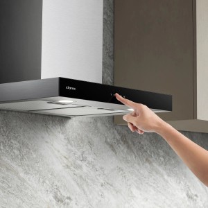 CIARRA Dunstabzugshaube A+++, 60cm, mit Touch Control und LED-Beleuchtung in Edelstahl-Optik.