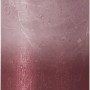 Bolsius Rustik-Kerze in Eschenrose-Rot mit Farbverlauf, 130/68 mm. Stumpenkerze mit Metallic-Effekt.