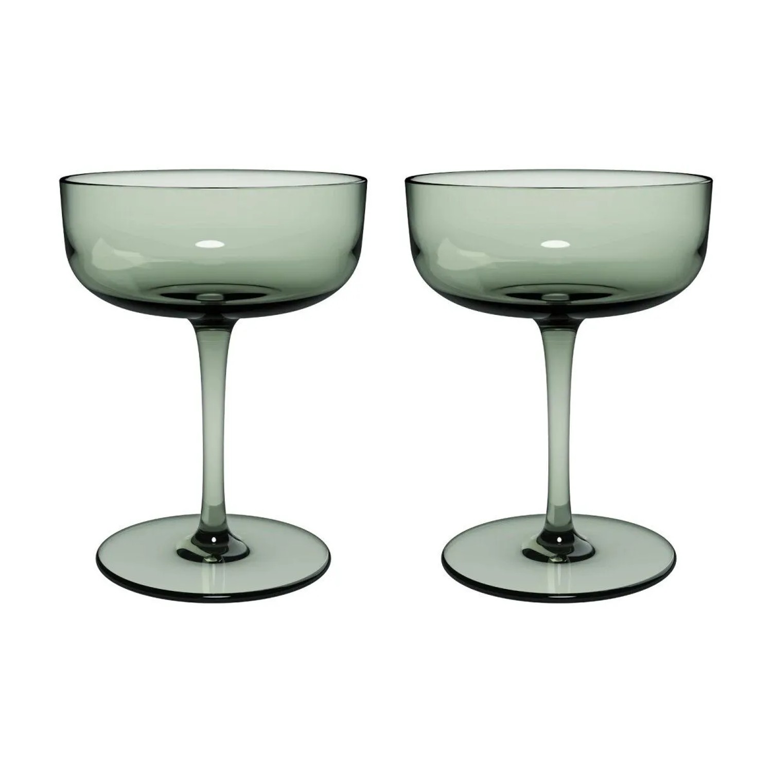 like. by Villeroy & Boch Like Glass Sektschalen Dessertschalen 100 ml 2er Set Sage