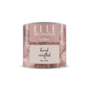 Dose ELLE DECORATION by Crown Wandfarbe Hand Crafted No. 404, matte, roséfarbene Buntfarbe.