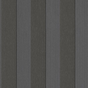 Elegante Textiltapete in Grau-Schwarz mit Metallic-Streifen für Wohn- und Schlafräume.