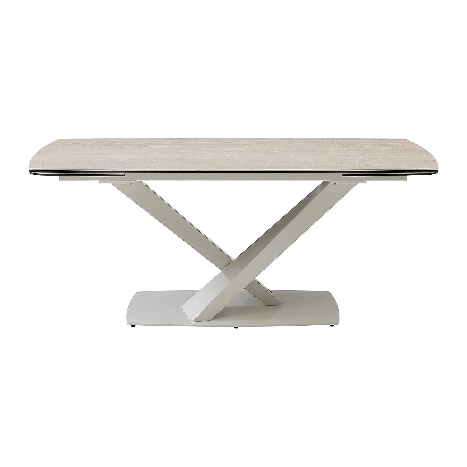 Vente-unique Esstisch Malata Beige 220 cm  260 cm  180 cm