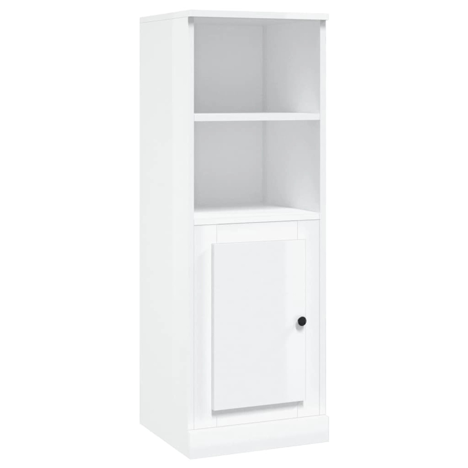 vidaXL Highboard Hochglanz-Weiß 36x35,5x103,5 cm Holzwerkstoff 816322