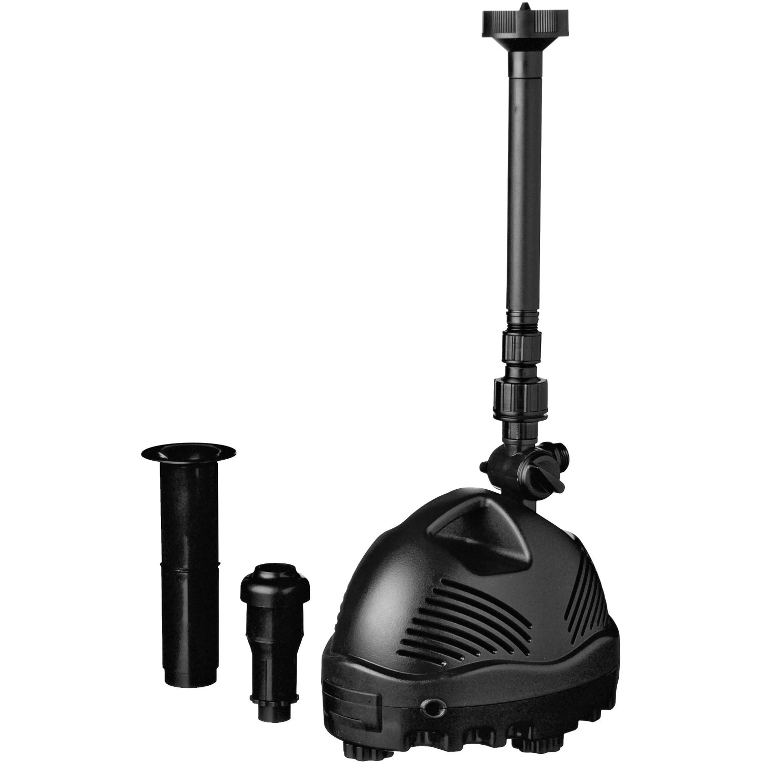 Ubbink Elimax 2500 Springbrunnenpumpe mit Fontänenaufsätzen für Gartenteiche.