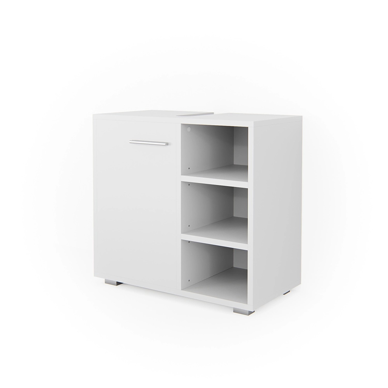 Thumbnail - Vicco Waschbeckenunterschrank Perry Weiß 60 x 56 cm