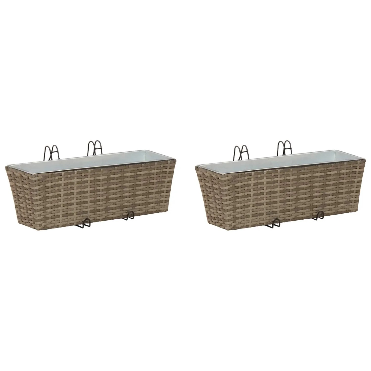 vidaXL Balkon Metall 42026967